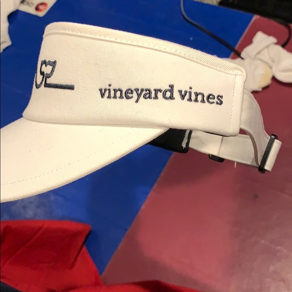 Vineyard Vines Woman’s Visor - White - Picture 2 of 4